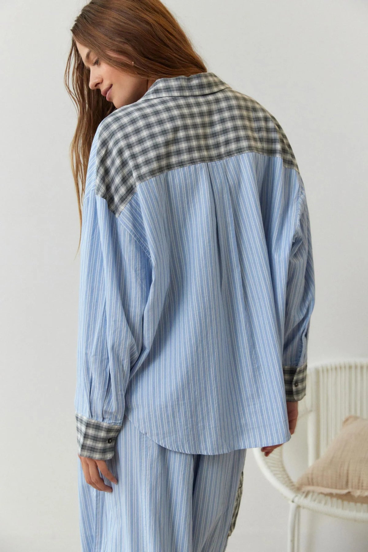 Freya | Women's Button-Front Shirt | Chest Pocket · Trendzeo