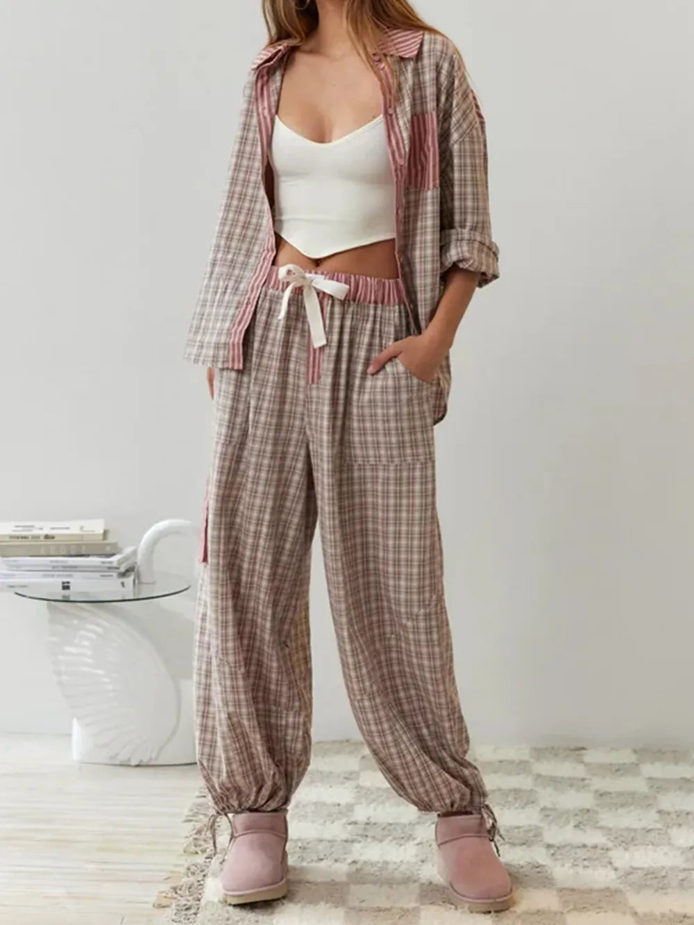 Freya | Women's Button-Front Shirt | Chest Pocket · Trendzeo