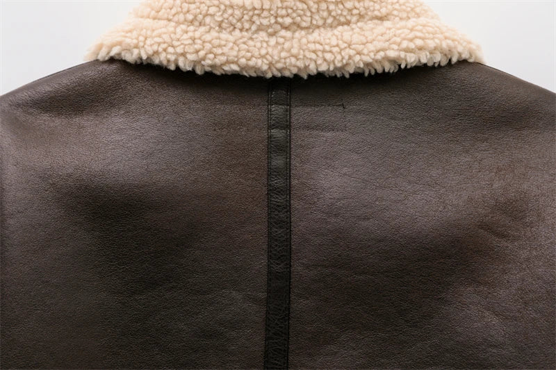 Harriet | Women's Aviator Jacket | Belted Waist · Trendzeo