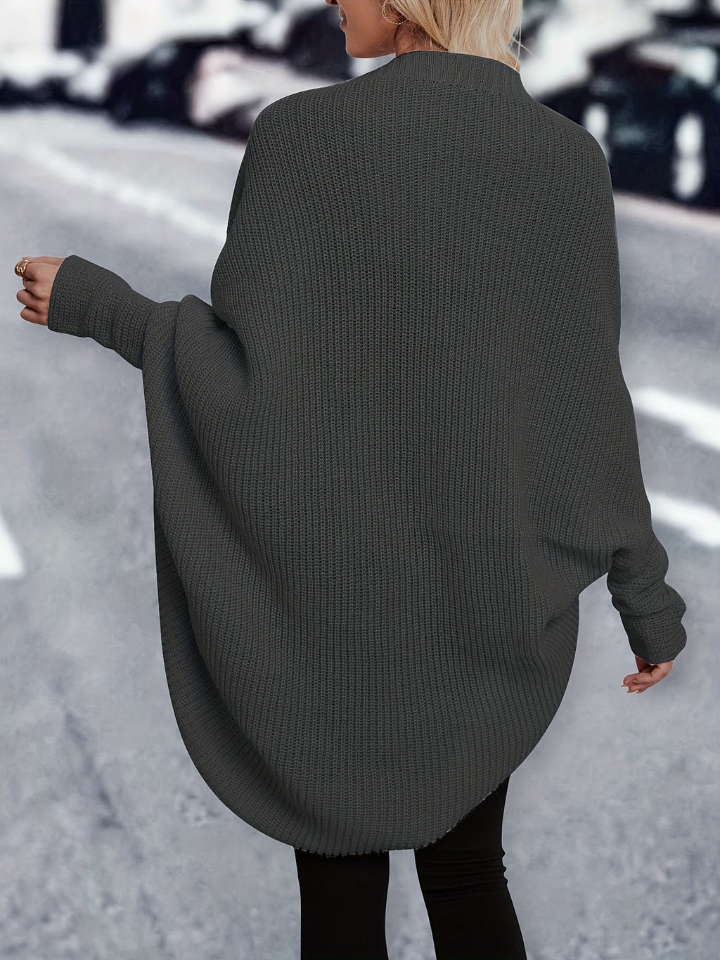 Isla | Women's Oversized Cardigan | Open Front · Trendzeo